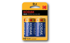 Kodak 1.5v Max Super Alkaline Dx2