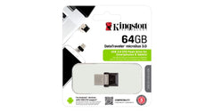 Kingston DTDUO3/64GB MicroDuo USB Flash Drive