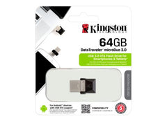 Kingston Technology Kingston DTDUO3/32GB MicroDuo USB Flash Drive