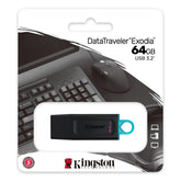 Kingston DataTraveler Exodia USB Flash Drive Single Pack USB 3.2 Gen 1 - 64GB | DTX/64GB | - CompuMe