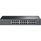TP-Link LS1024G 24-Port Gigabit Desktop/Rackmount Switch, MAC Address Self-Learning, Auto MDI/MDIX, Auto Negotiation, QoS, Fanless Design, Energy-Efficient Technology, Plug & Play, Metal Case(