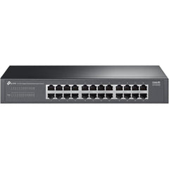 TP-Link LS1024G 24-Port Gigabit Desktop/Rackmount Switch, MAC Address Self-Learning, Auto MDI/MDIX, Auto Negotiation, QoS, Fanless Design, Energy-Efficient Technology, Plug & Play, Metal Case(