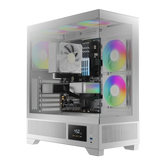 Gamdias Atlas M1 ARGB Tower Gaming Case White, cases