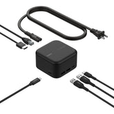 Belkin Conne USB-C 6-in-1 Core GaN Dock 130W, Multiport Docking Station w/ 96W PD to Peripherals, USB-C, USB-A, Gigabit Ethernet, & HDMI 4K Ports for Gaming, MacBook Pro, PC Laptops, & Chromebook