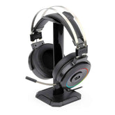 Redragon H320 Lamia 7.1 Surround Sound Volume Control Noise Cancelling Rgb Light W/ Stand Black