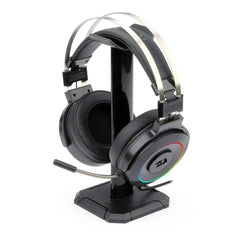Redragon H320 Lamia 7.1 Surround Sound Volume Control Noise Cancelling Rgb Light W/ Stand Black