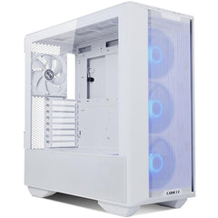 Lian Li LANCOOL 3 -3R-W- MESH -White- ARGB ATX Mid Tower Tempered Glass Gaming Case W- Type-C & 4x140mm Fans -3xARGB Front + 1x Back- - LANCOOL 3R-W -
