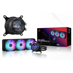 Asus Rog Strix Lc Iii 360 Argb Lcd All In One Cpu Liquid Cooler For Intel® & Amd With 2.1" Ips Lcd, Asetek’s New Gen7 V2 Pump, And Premium Rog Argb Fans , Black