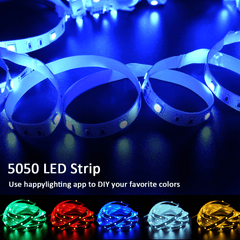 Led Strip Light Rgb 5050 Flexible Ribbon with App Control