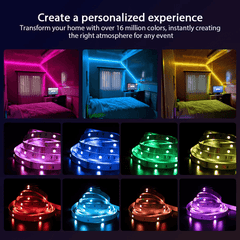 Led Strip Light Rgb 5050 Flexible Ribbon with App Control