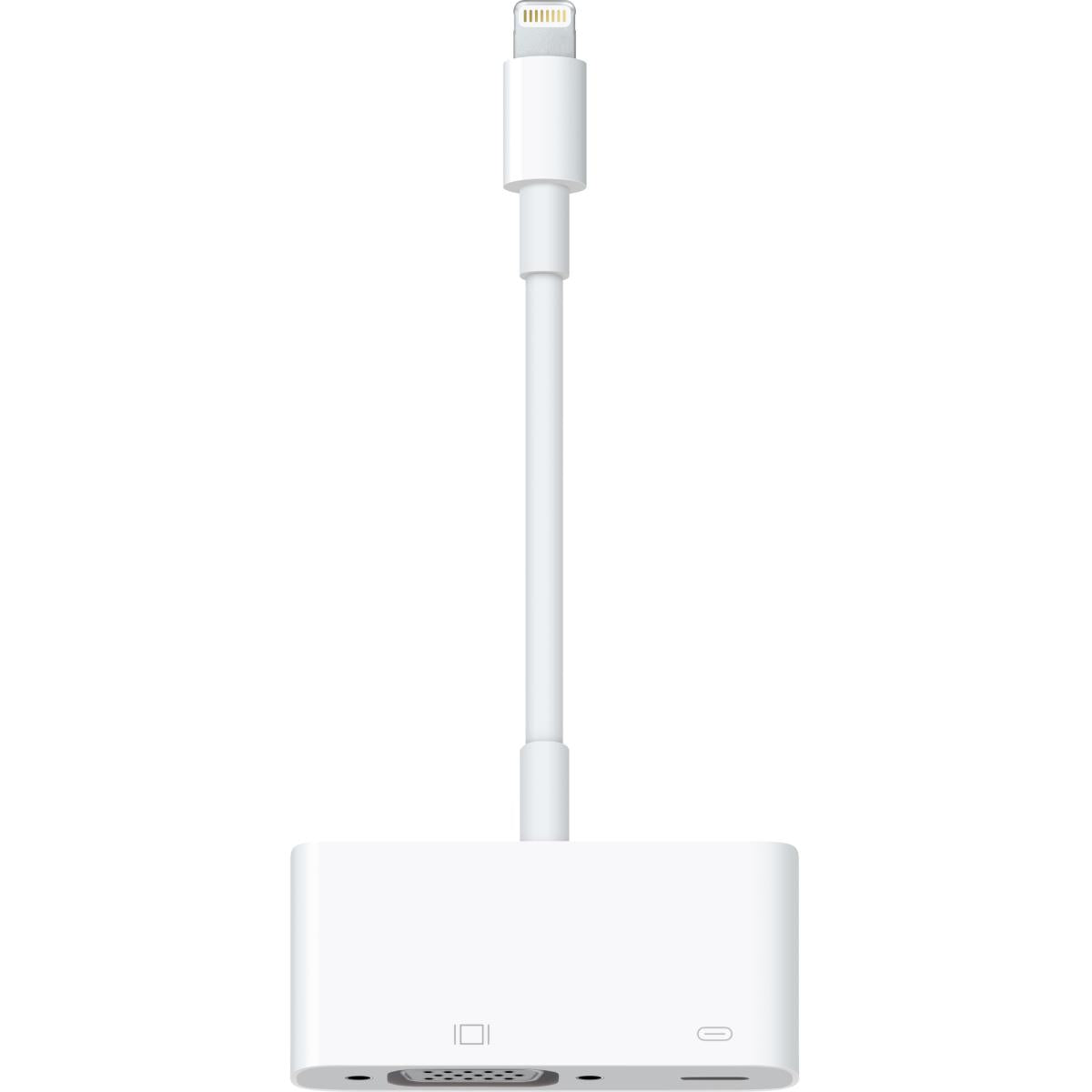 Apple Lightning To Vga Adapter, White - CompuMe