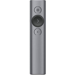 Logitech Spotlight Presentation Remote Advanced Digital Highlighting With Bluetooth Universal Presenter Clicker 30m Range & Quick Charging – Slate - CompuMe