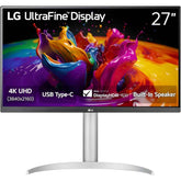 Lg 27up850k Ultrafine 27" Ips 4k Uhd (3840 X 2160) Hdr 400, Dci P3 95% Built In Speaker, Hdmi, Displayport, Usb Type C 90w Pd, Tilt/height/pivot Adjustable Stand, White