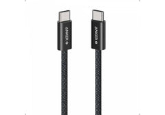 Anker Zolo USB C to USB C Cable, Braided and Dirt-Free Type-C Fast Charging Cable, Slim Connector, for iPhone 17 Series, MacBook (240W) (Black, 3.3FT) - 18 Month Warranty