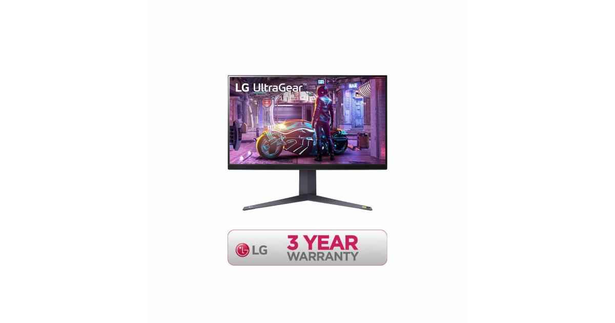 LG 32GQ850-B UltraGear™ QHD Gaming Monitor with 240Hz (O/C 260Hz) Refresh Rate- Gaming Monitor - 3 Years warranty