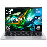 Acer Aspire Lite 16 AL16-54P (2024) NEW 13th Gen Intel Core i5 10-Cores Slim Design w/ DDR5 Memory & 16" IPS Full HD+ Display & USB C Charging - Silver