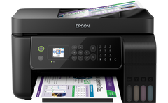 Epson Ecotank L5190 3-In-1 Office Ink Tank Printer A4 Colour Printer w/ ADF Wi-Fi & Color LCD Screen up to 33ppm/15ppm - Black