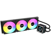 Raidmax Lm360 Argb Lcd Aio Water Cooling System 360mm Argb 2.73" Ips Animation Lcd Display Compatible With Intel & Amd Cpu Socket . Black - CompuMe
