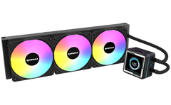 Raidmax LM360 ARGB LCD AIO Water Cooling System 360mm ARGB 2.73" IPS Animation LCD Display Compatible with Intel & AMD CPU Socket . Black