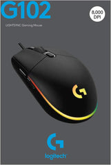 Logitech G102 Light Sync Gaming Wired Mouse with Customizable Rgb Lighting, 6