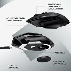 Logitech G502 x Lightspeed Wireless Gaming Mouse