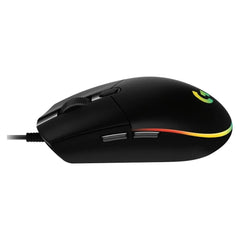 Logitech G102 Customizable Wired RGB Mouse, 6 Programmable Buttons, Gaming Grade Sensor, 8000 DPI Light Weight (Black)