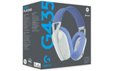 Logitech G435 LIGHTSPEED Wireless (White) Dual Mode (2.4GHz & Bluetooth) Gaming Headset , Dolby Atmos, Lightweight, USB-C Charging , Upt To 18 Hours, Multi Platform Support