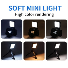 JMARY FM-59R RECHARGEABLE MINI LED LIGHT VIDEO LIGHT CAMERA LIGHT PHOTOGRAPHY LIGHTING LAMP