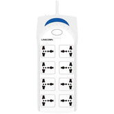 Linkcomn Lc Ps801 Power Strip 8 Outlet W/ 3m Power Cord Eu Interface