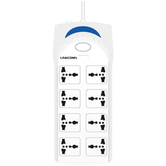 Linkcomn Lc Ps801 Power Strip 8 Outlet W/ 3m Power Cord Eu Interface