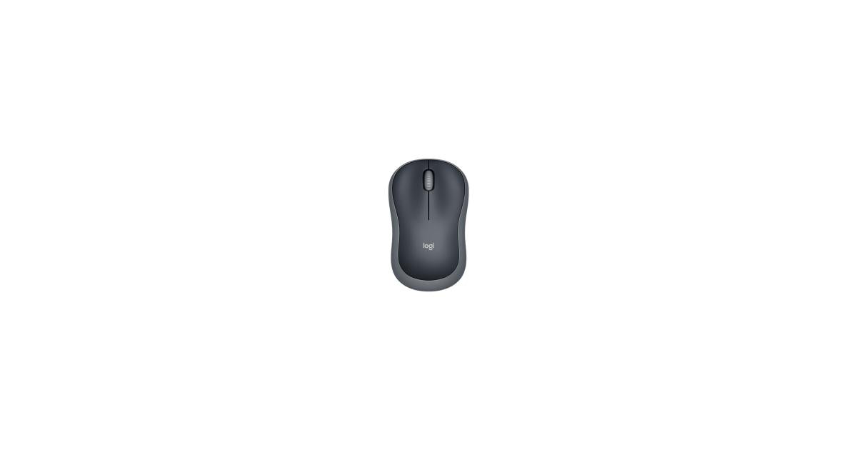 Logitech M185 Wireless Mouse Ambidextrous USB PC / Mac - Grey - CompuMe