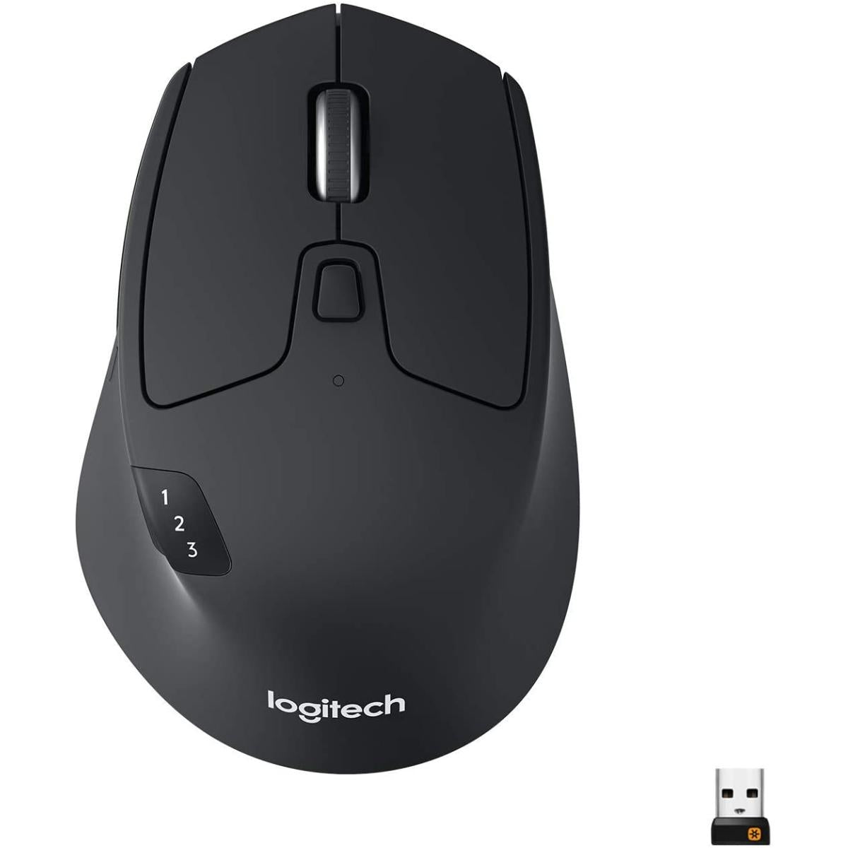 Logitech M720 Triathalon Multi Device Wireless & Bluetooth Mouse Windows & Apple Mac Black