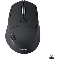 Logitech M720 Triathalon Multi Device Wireless & Bluetooth Mouse Windows & Apple Mac Black