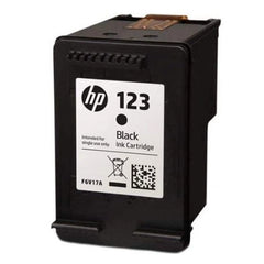 HP 123 BLACK INK CARTRIDGE