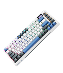 Machenike K500F-B81W Tri-mode GR Silver Switch RGB Navy