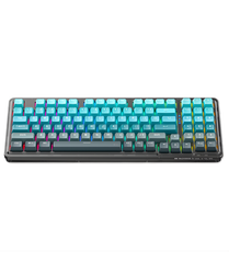 Machenike K500F-B94W Pro Tri Mode RGB GR Silver Switch Cyan