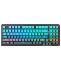 Machenike K500F-B94W Pro Tri Mode RGB GR Silver Switch Cyan