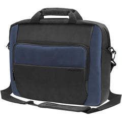 Promate Limber Mb Messenger Lightweight 15.6" Laptop Bag W/ Secure Zippers Water Resistance Luggage Belt Black - CompuMe