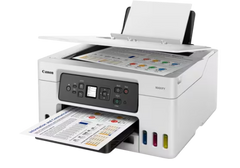 Canon MAXIFY GX3040 Wireless 3-in-1 Refillable MegaTank Inkjet Printer,ideal for small businesses that need cost-effective and high-speed printing, White