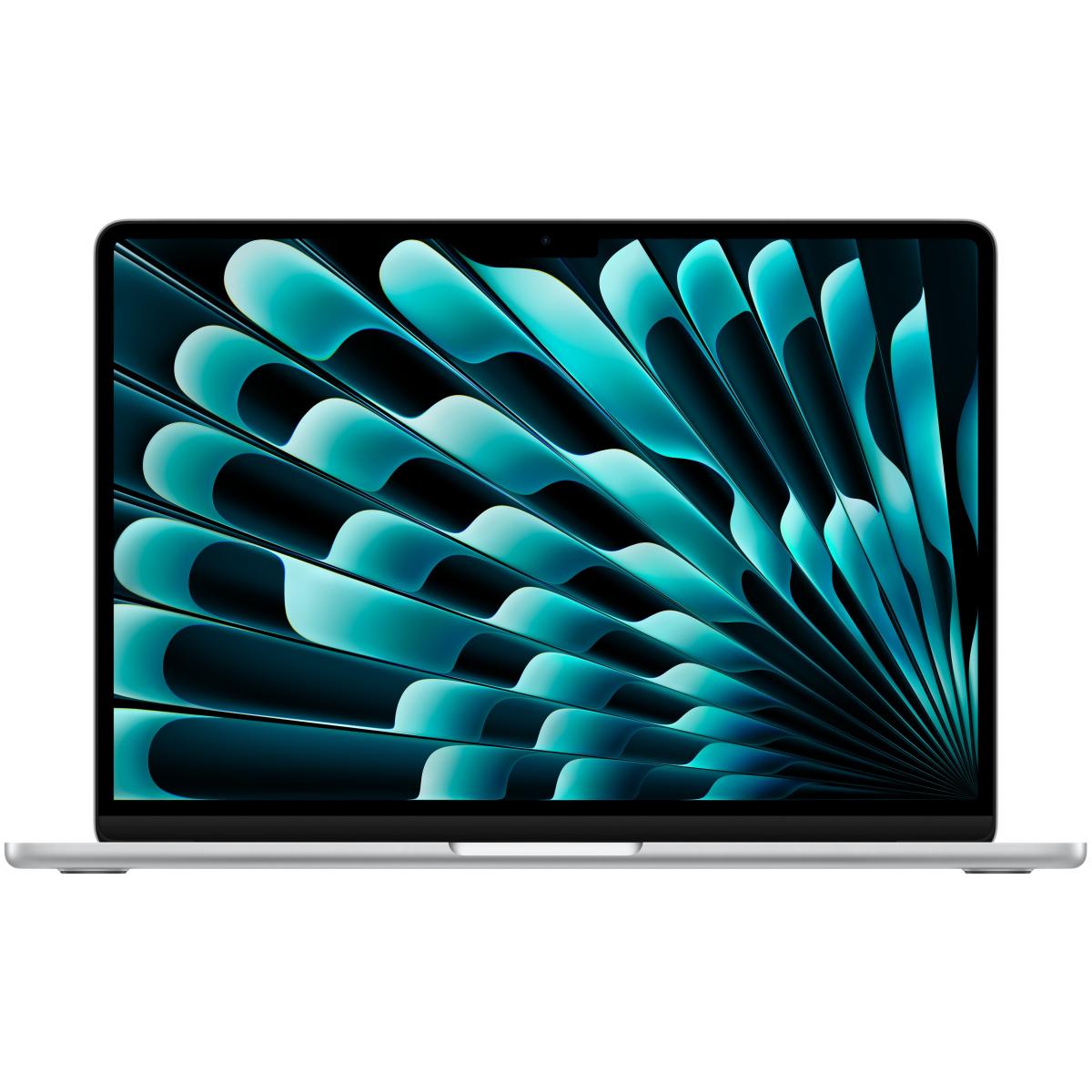 Apple MacBook Air 13\" Apple M3 chip with 8-core CPU and 8-core GPU 16GB RAM 256GB SSD Liquid Retina Display - Silver - MC8H4AE-A -