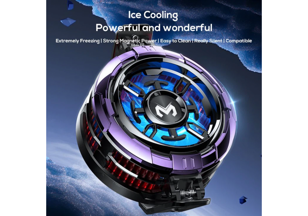 MEMO CX08 Pro 15W Hight Power Gaming Phone Cooler Type C Mobile Phone Cooling Fan