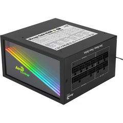 Aerocool Mirage 850w 80+ Gold Full Modular Infinity Mirror Rgb Lighting, 120mm Hgh Pressure Fan Japanese Capacitors, Black