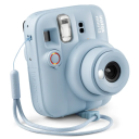 FUJIFILM instax mini 13 Instant Film Camera, 2"x3" Instant Prints, Dual Self-Timer 2s/10s, Close-Up Selfie Mode with Mirror, Automatic Exposure, Includes Camera Angle Strap & AA Batteries (Blue)