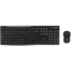 Logitech MK270 Wireless Keyboard & Mouse Combo 2in1 Wireless (2.4GHz), Silent Slim Design Full-Size Keyboard w/ Media Keys, Optical Mouse - For Windows (عربي) | MK270 Wireless Keyboard & Mouse | - CompuMe
