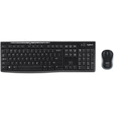 Logitech MK270 Wireless Keyboard & Mouse Combo 2in1 Wireless (2.4GHz), Silent Slim Design Full-Size Keyboard w/ Media Keys, Optical Mouse - For Windows (عربي) | MK270 Wireless Keyboard & Mouse | - CompuMe