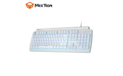 Meetion Mt Mk600 Blue Switch Olly Go Mechanical Gaming Keyboard White