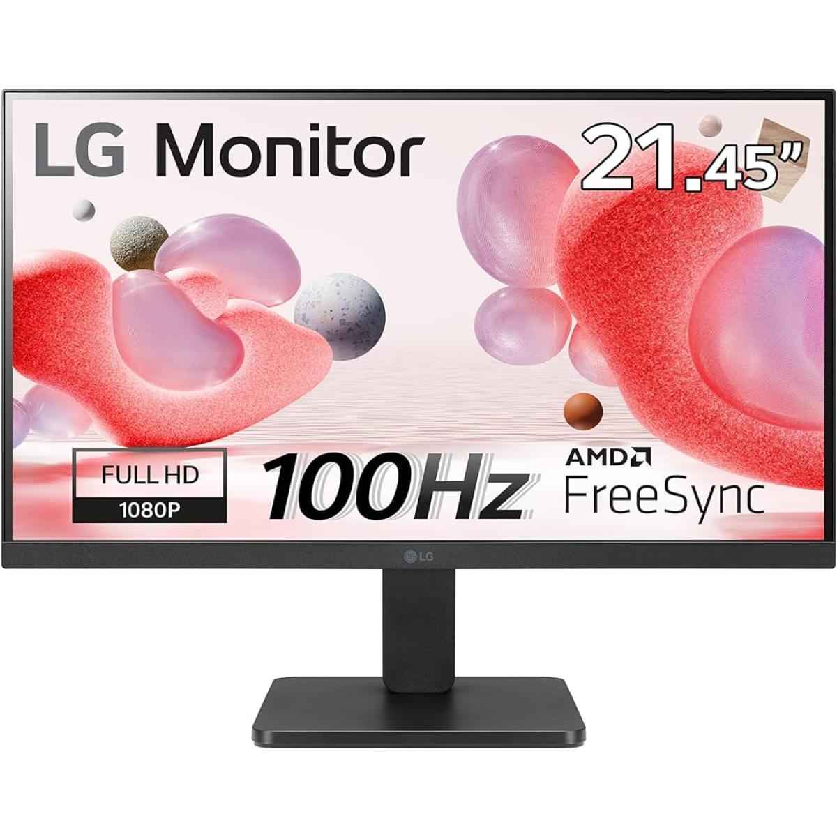 Lg 22mr410 21.5" Full Hd 100hz Va Enhanced Eye Proteion Amd Freesync Hdmi & Vga Interface Black