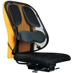 Fellowes Professional Series Mesh Back Support Adjustable Memory Foam Attaches To Any Chair Black - CompuMe