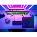 Logitech G640 Large Cloth Gaming Mouse Pad – 400×460mm, Moderate Surface Friction, Optimized for Logitech G Sensors, Rubber Base Stability, 3mm Thickness, Black