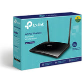 TP-Link Archer MR200 AC750 Dual Band 4G LTE Mobile Wi-Fi SIM Slot Unlocked No Configuration Required Removable Wi-Fi Antennas Router (Black)